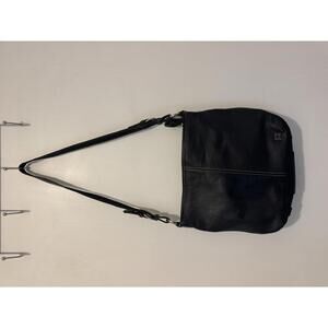 The Sak Black Leather Shoulder Bag